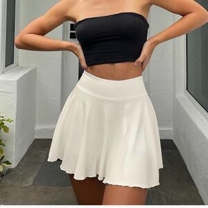 Beige/Cream Mini Skort NWOT